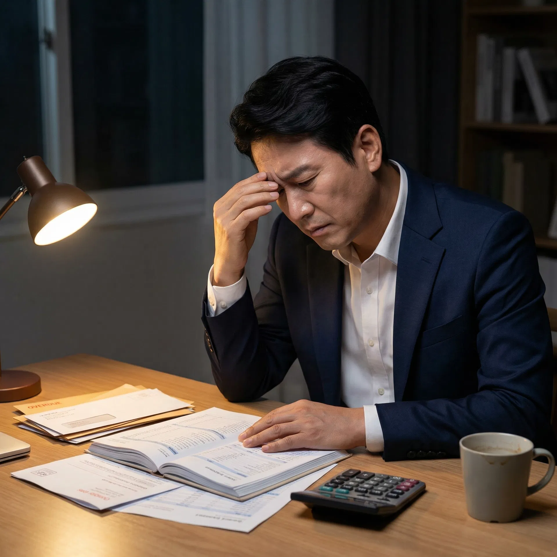 거래처 미지급금이
누적되어 있습니다